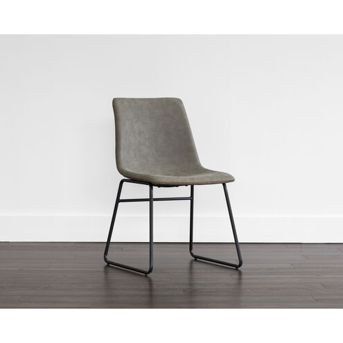 Cal Antique Grey Dining Chair, Set Of 2